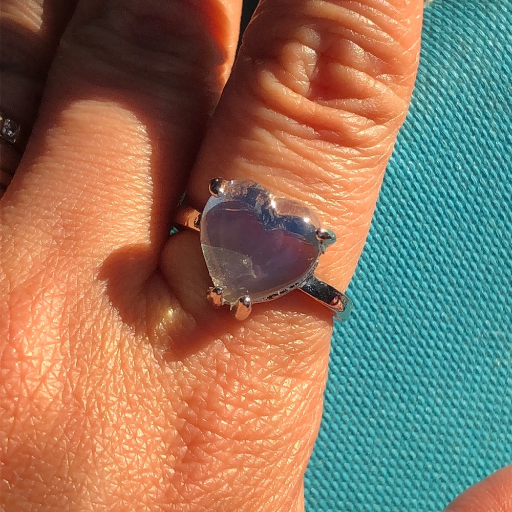 💗 Shape Clear Crystal Ring Size 7.5